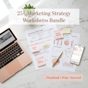 25+ Marketing Strategy Worksheet Bundle